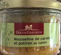 Mängden socker i Mousseline de carottes et potiron au cumin