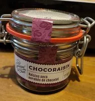 Mängden socker i Raisins secs enrobés de chocolat