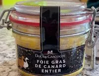Mängden socker i Foie gras de canard