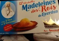 Mängden socker i Madeleine de Liverdun aux Amandes