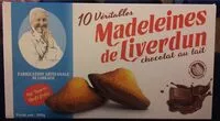 Mängden socker i Madeleines de liverdun au chocolat au lait