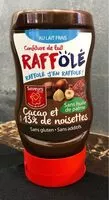 Mängden socker i Confiture de lait cacao et 13% de noisettes