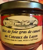 Mängden socker i Bloc de foie gras de canard au coteaux du layon