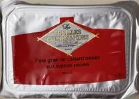 Mängden socker i Foie gras de canard entier aux epices noires