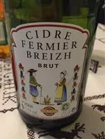 Mängden socker i Cidre Fermier Brut Breizh