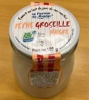 Mängden socker i Yaourt pêche groseille maigre