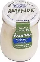 Mängden socker i Yaourt au lait du jour, amande