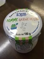 Mängden socker i Yaourt pomme graines de lin