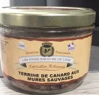 Mängden socker i Terrine de canard aux mures sauvages