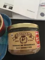 Mängden socker i Terrine de perdreaux aux noisettes