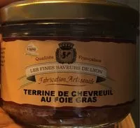 Mängden socker i Terrine de chevreuil au foie gras