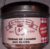 Mängden socker i Terrine de canard aux olives