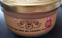 Mängden socker i Mousse de foie de volaille aux cèpes