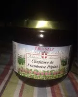 Mängden socker i Confiture de framboise pépins