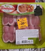 Mängden socker i Paupiette de veau