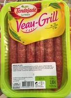 Mängden socker i Merguez de veau
