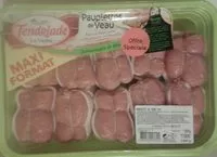 Mängden socker i Paupiettes de veau