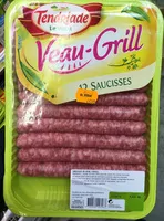 Mängden socker i Veau-Grill 12 Saucisses