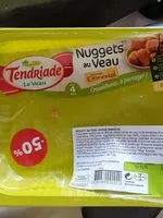 Mängden socker i Nuggets de veau sauce emmental