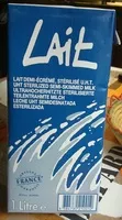 Mängden socker i Lait demi-écrémé