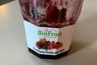 Mängden socker i Confiture fruit des bois