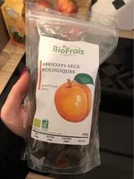 Mängden socker i Abricots secs bio