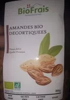 Mängden socker i Amandes biologiques décortiquées