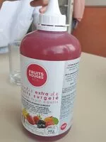 Mängden socker i Coulis extra de fruits surgelé