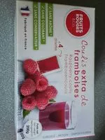 Mängden socker i Coulis extra de framboises