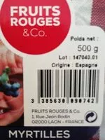 Mängden socker i Myrtilles