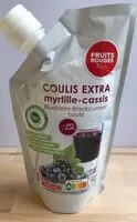 Mängden socker i Coulis extra myrtille-cassis
