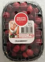 Mängden socker i Cranberry