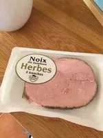 Mängden socker i Noix de jambon aux herbes