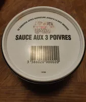 Mängden socker i Sauce aux 3 poivres