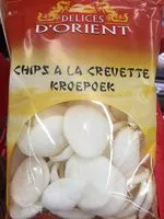 Mängden socker i Chips de crevette