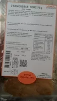 Mängden socker i Samoussas Porc avec sauces