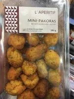 Mängden socker i Mini pakoras apéritif