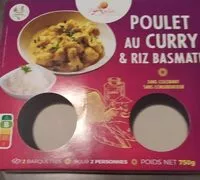 Mängden socker i Poulet au curry et riz basmati