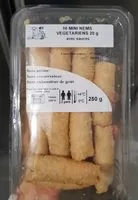 Mängden socker i 10 Mini nems végétariens avec sauces