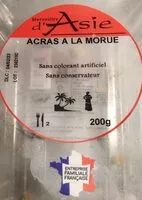 Mängden socker i Acras à la morue