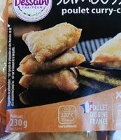 Mängden socker i Samoussas poulet curry coco