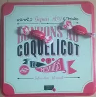 Mängden socker i Bonbons au coquelicot de Nemours