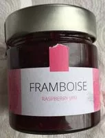 Mängden socker i Confiture de framboise