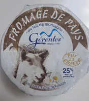 Mängden socker i Fromage de Pays au lait de montagne