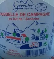 Mängden socker i Faisselle de campagne