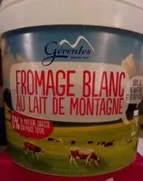 Mängden socker i Fromage blanc au lait de montagne 0% M.G.
