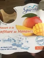 Mängden socker i Yaourt à la confiture de mangue