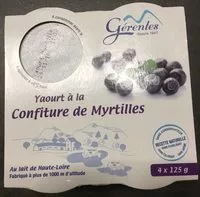 Mängden socker i Yaourt à la confiture de myrtilles