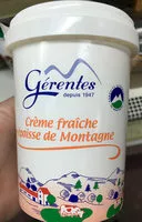 Mängden socker i Crème fraîche épaisse de Montagne