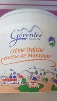 Mängden socker i crème fraîche épaisse de Montagne